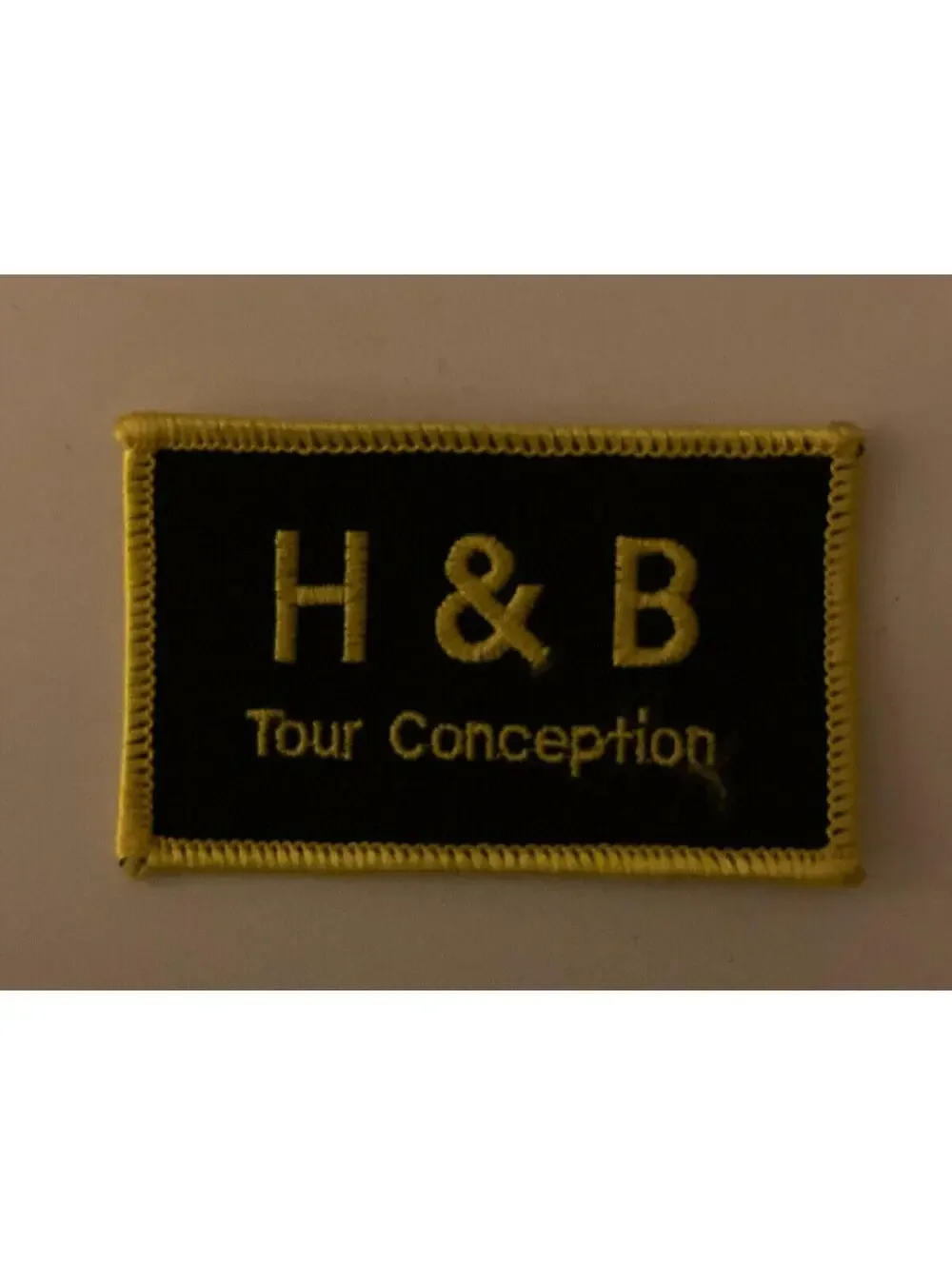 H & B Tour Conception Patch Souvenir Embroidered Badge